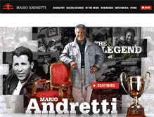 Tablet Screenshot of marioandretti.com